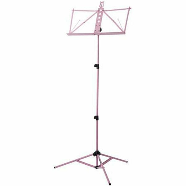 Strukture Deluxe Aluminum Music Stand with Adjustable Tray, Pink S3MS-PK